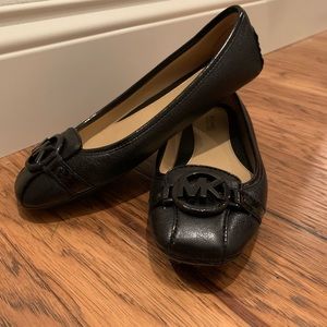 MK Black Ballet Flats NWOT